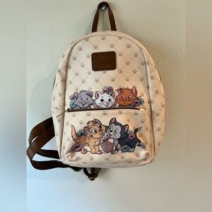 Loungefly disney cats kitties mini backpack
